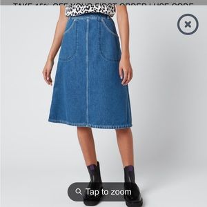 ✨Kenzo Denim MIDI skirt  size 36💫